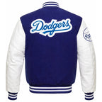 LA Dodgers Jacket X Hello kitty Dodger Varsity Bomber by DUAZAN Duazan