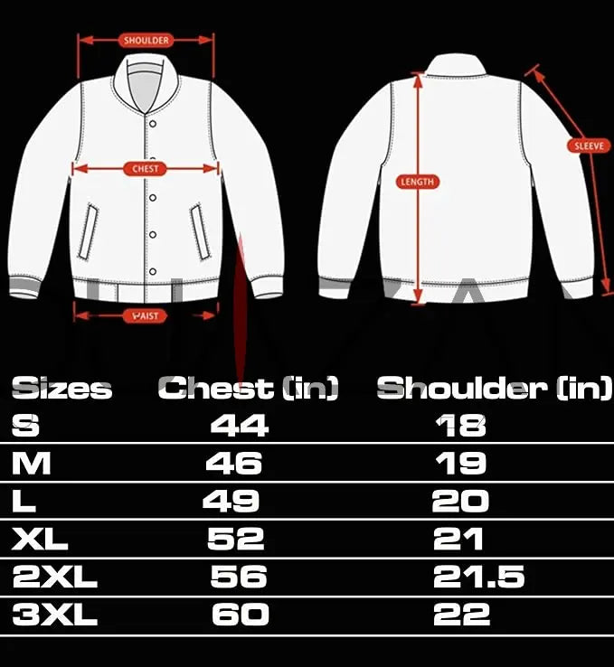 Duazan Thriller MJ Jacket - Red Wool Yellow Leather Varsity Letterman Bomber Jacket - Duazan