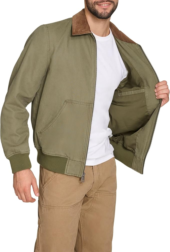 Duazan Men’s Cotton Casual Wastren Jacket – Classic Utility Style - Duazan