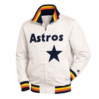 DUAZAN Astros Satin Jacket – Premium Retro Baseball Style Satin Bomber Jacket Duazan