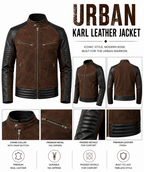 Urban Karl Mortal Kombat 2 Johnny Cage Leather Jacket | Duazan Duazan