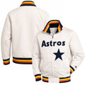 DUAZAN Astros Satin Jacket – Premium Retro Baseball Style Satin Bomber Jacket Duazan