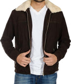 suede leather jacket