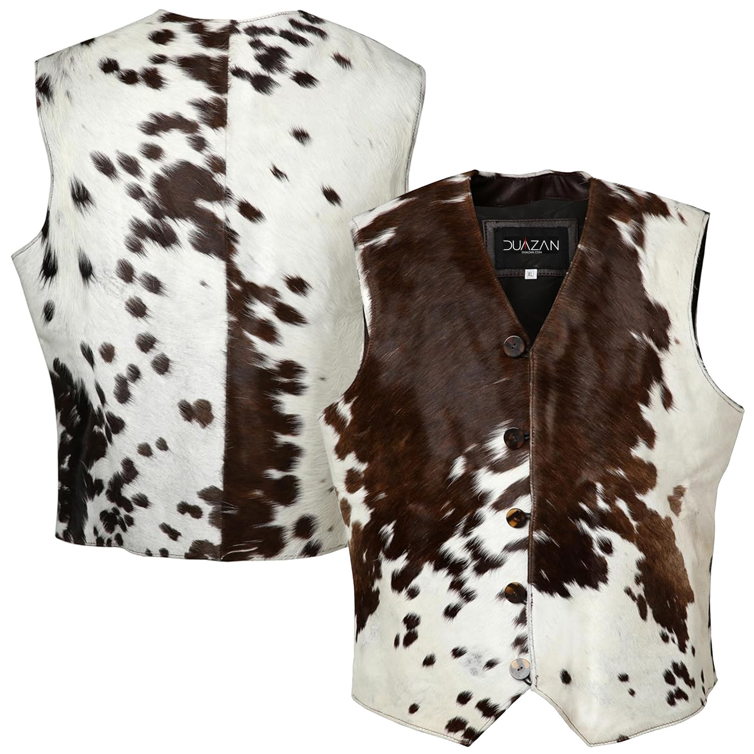 Cowhide vest