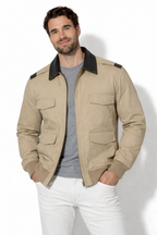 Duazan Men’s Premium Cotton Jacket – Classic Utility Style with Modern Edge
