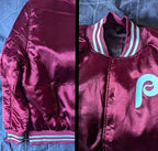 Philadelphia phillies Satin Outerwear Fans Team Jacket - Duazan