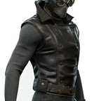 Spider-Man Noir Black Leather Vest – DUAZAN Duazan